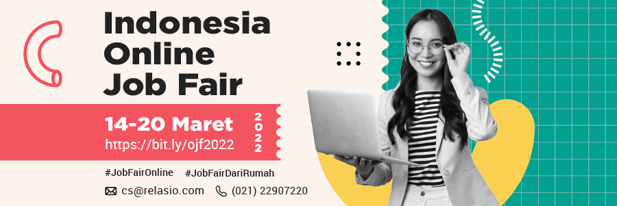 Indonesia Career Expo Job Fair Online 14 Maret - 20 Maret 2022