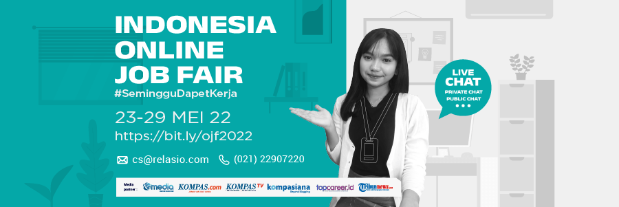 Indonesia Career Expo Job Fair Online 23 - 29 May 2022