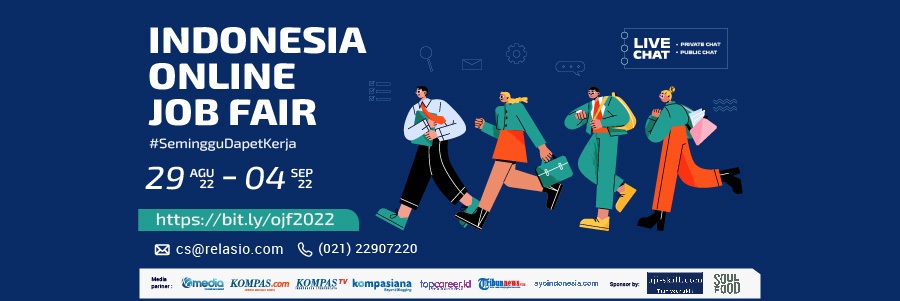 Indonesia Career Expo Job Fair Online 29 Agustus - 04 September 2022