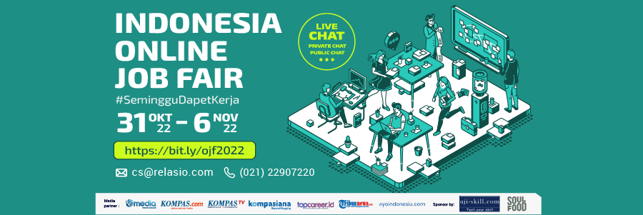 Indonesia Career Expo Job Fair Online 31 Oktober - 06 November 2022