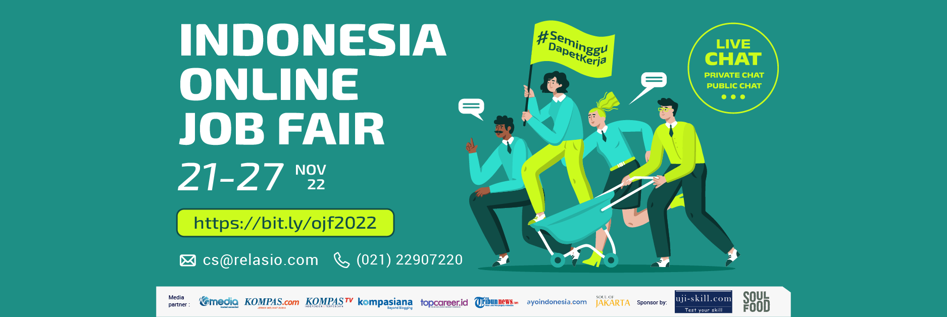 Indonesia Career Expo Job Fair Online 21 - 27 November 2022