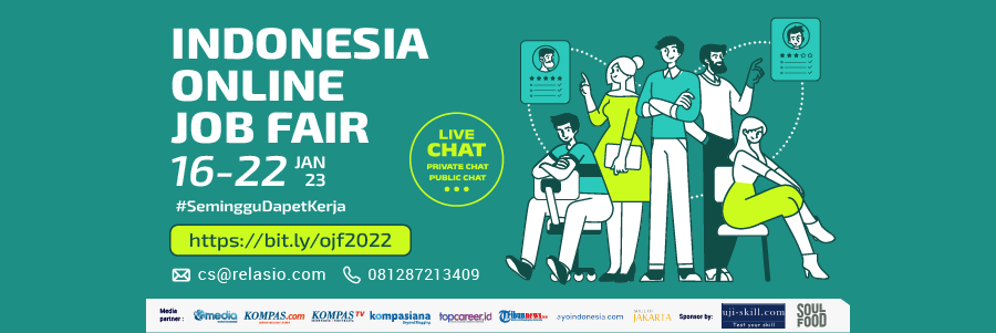 Indonesia Career Expo Job Fair Online 16 - 22 Januari 2023