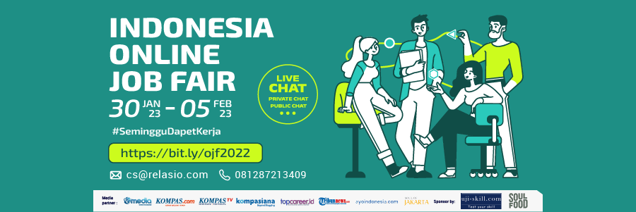 Indonesia Career Expo Job Fair Online 30 Januari 2023 - 05 Febuari 2023