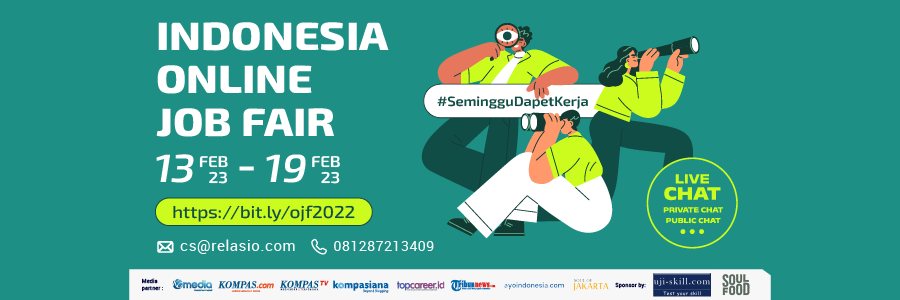 Indonesia Career Expo Job Fair Online 13 - 19 Februari 2023