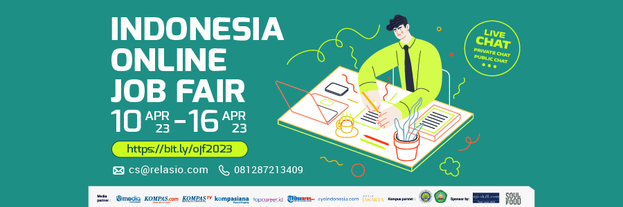 Indonesia Online Job Fair Online 10 - 16 April 2023