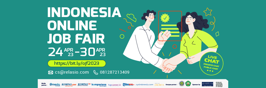 Indonesia Online Job Fair Online 24 - 30 April 2023